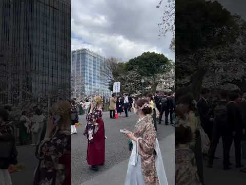University graduation in Tokyo Japan 🇯🇵