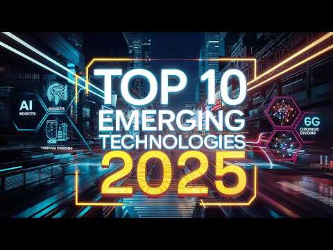🚀 Top 10 Emerging Technologies of 2025: The Future Unveiled 🤖