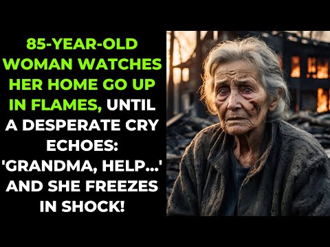 An 85-Year-Old Woman Watches Her Home Being Consumed by Fire, Until a Desperate Scream...