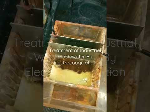 Wastewater Treatment by Electrocoagulation. High COD. ElectroChemistry. Environment Engineering