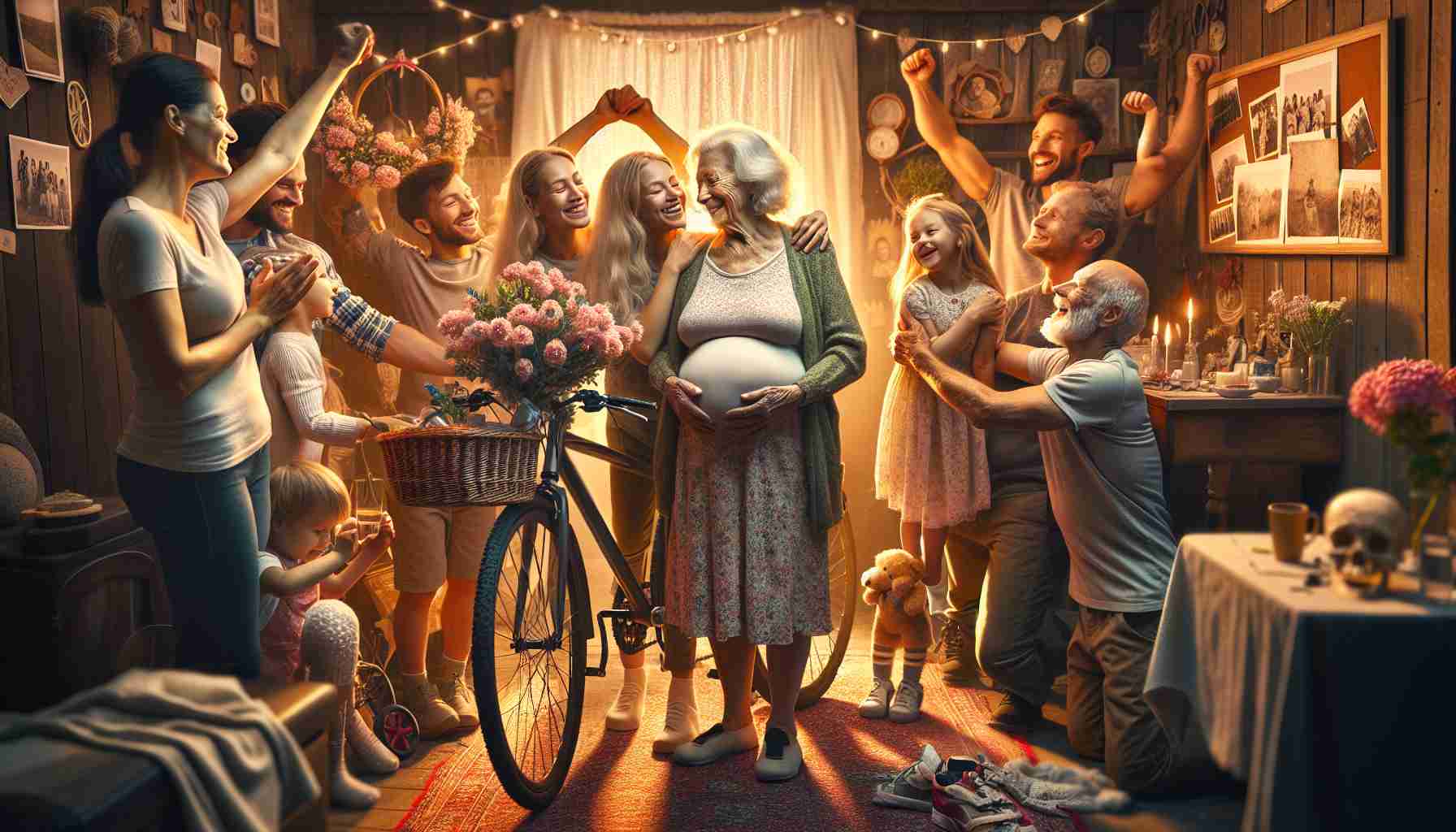 Heartwarming Tribute: A Grandmother-to-Be Celebrates Family and Cycling Amidst Challenges